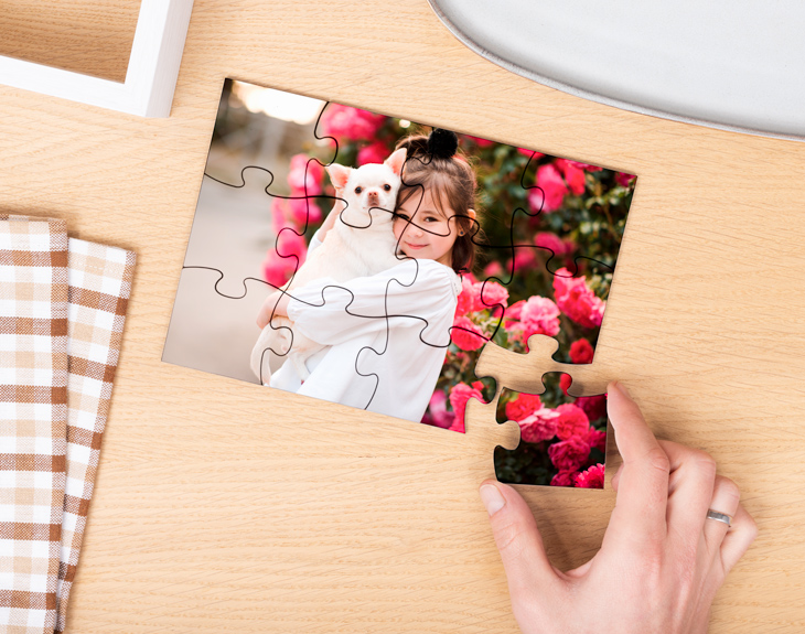 Puzzle De Madera De Arce En Blanco De 16 Piezas – 15x15 Cm, Personalizable Con Pintura O Lápices, Ideal Para Decoración Y Regalos Creativos
