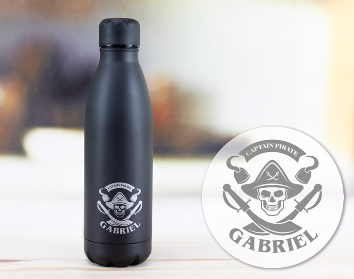 Set Di 2 Tazze Da Pirata In Ottone Con Teschio E Scatola In Legno – Bicchierini Per Liquori, Regalo Originale
