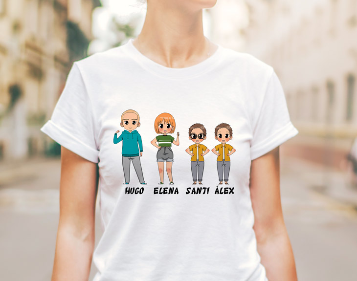 Camiseta personalizada Familia - Regalo Original