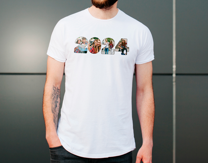Camiseta Natal 2024 | Manga Comprida | Estampa Divertida | Masculino E Feminino