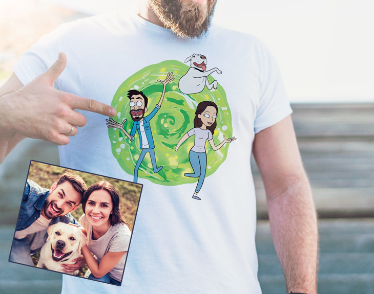 rick y morty shirt