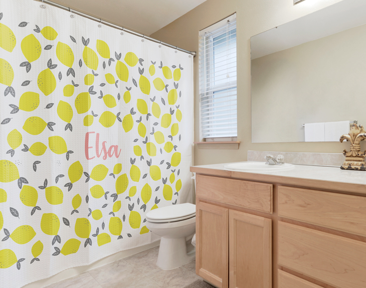 Shower curtain "Lemons" Made In Gift