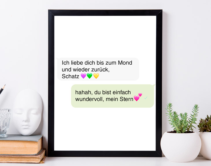 Personalisierter Druck "WhatsApp" - Made In Gift
