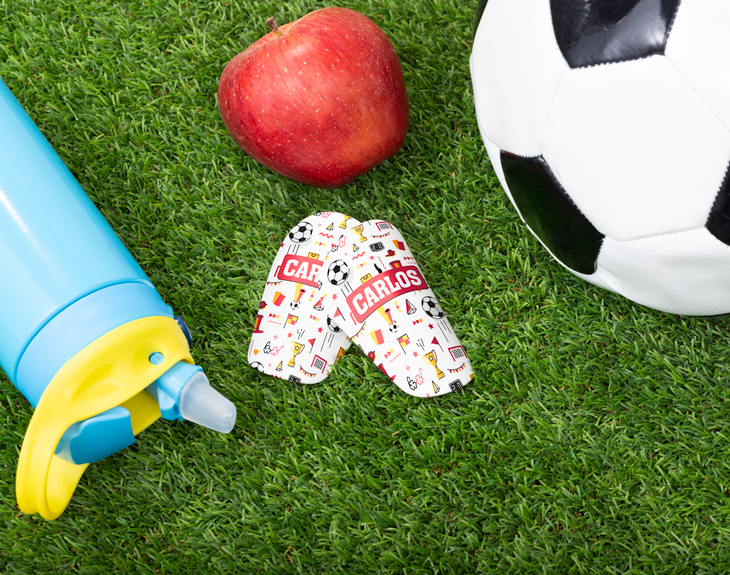 Protège-tibias Personnalisables Football – Avec Photo Ou Texte – 4 Tailles, Coque PP + Intérieur EVA