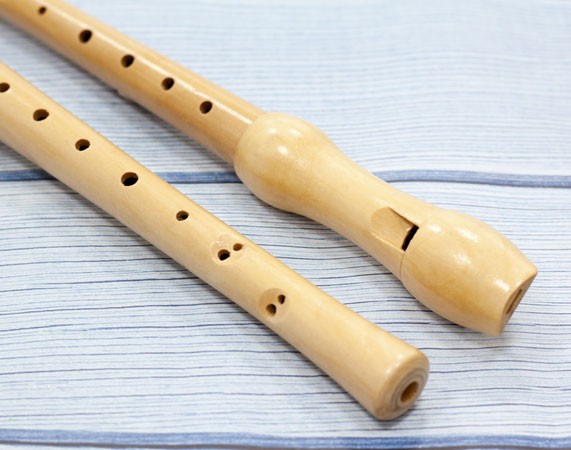 Flauta de madera personalizada