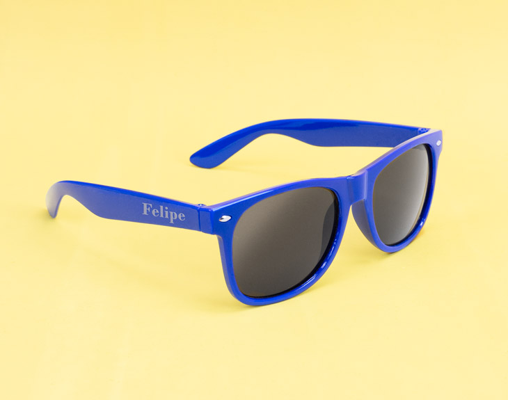 Gafas de sol personalizadas azul