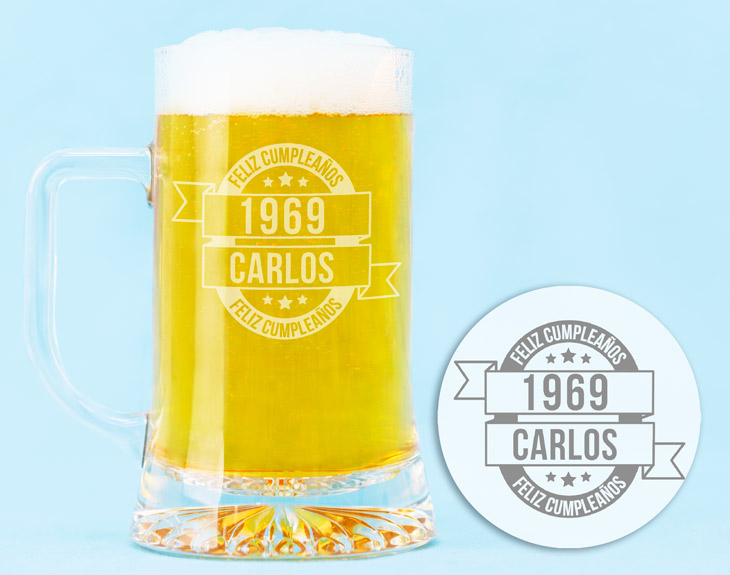 Grabado/personalizado de cumpleaños Cerveza Jarra-Regalo para Niños TNK-01 