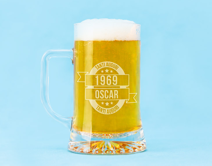 Boccale da birra per festeggiare 50 anni Artina 93350 