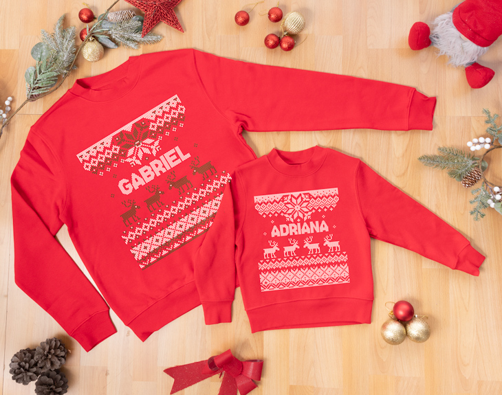 Suéter Navideño Para Bebés Y Niños - Suave, Cálido Y Con Estampados Festivos. Tallas De 12 Meses A 5 Años