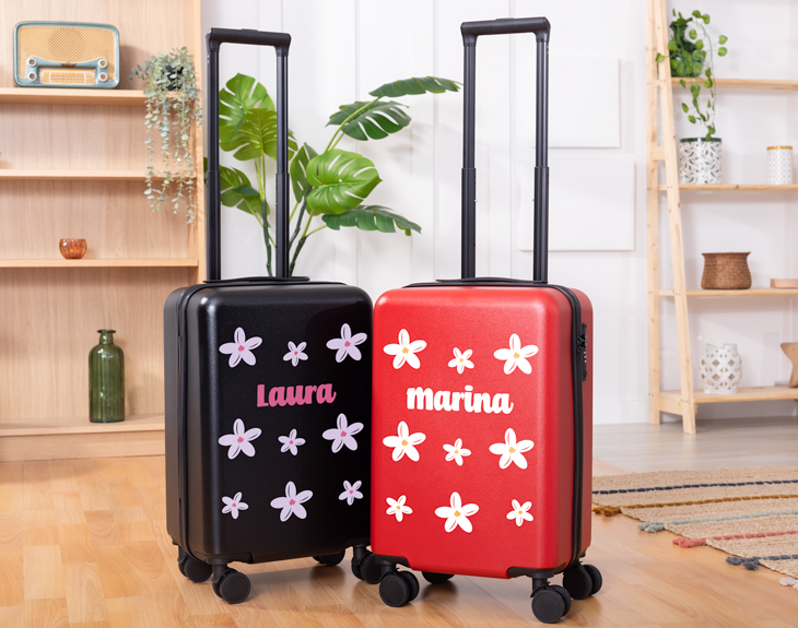 Valise personnalisée avec texte - Made in gift
