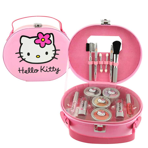 Pochette Maquillage Hello Kitty Double Compartiment | Accessoire Beauty Adorable