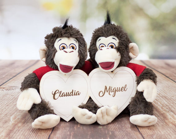 peluches con nombre grabado