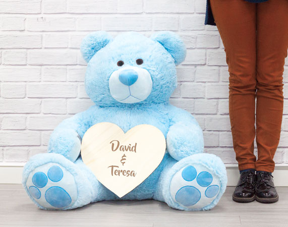 el peluche azul