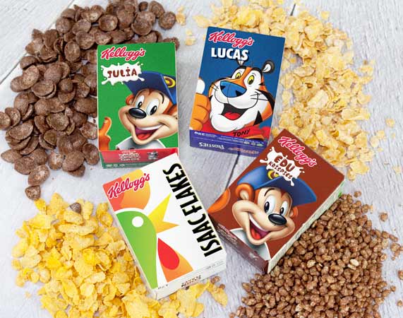 Pack de cereales personalizados
