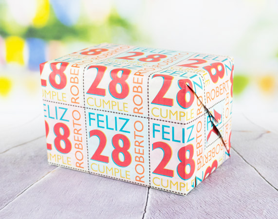 Composición Poder difícil Papel de regalo para cumpleaños - Regalo Original