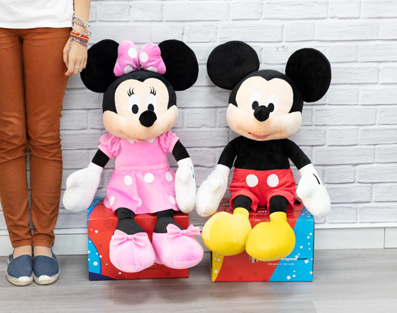 peluche mickey y minnie