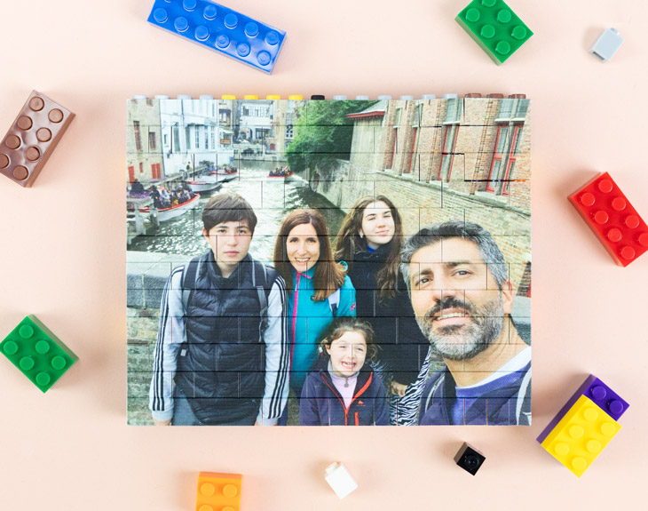 Customised Bricks Puzzle With Photo - Made In Gift