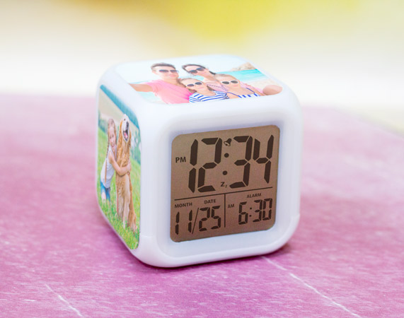 Inspiring Graduation Gift for Students Details about   Personalised Cube Digital Alarm Clock