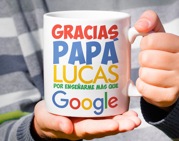 Taza Mi Papa Es Como Google Regalo Original